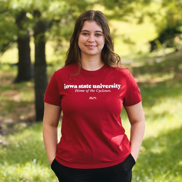 Champion Women's Iowa State University Cardinal Short Sleeve T-Shirt